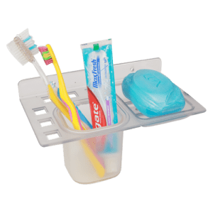 Realbath 3 IN 1 Shelf Unbreakable Multipurpose ABS Acrylic Bathroom Corner Organizer Wall Shelf for Bathroom & Living Room