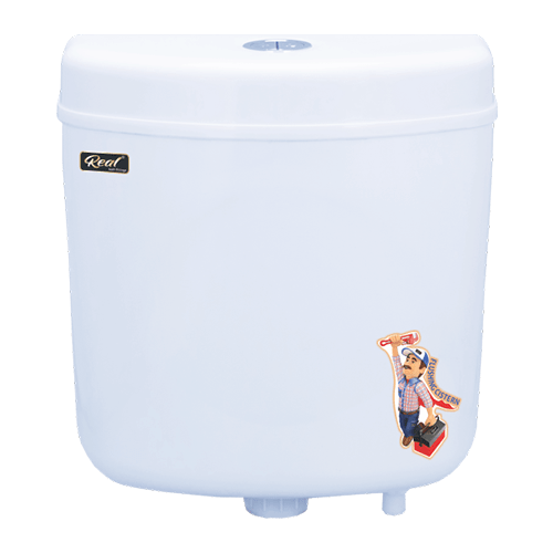Realbath Apple Centerpush Flushing Cistern for Toilet with 8 Ltr Water Capacity/Flushing Cistern for Bathroom/Polypropylene Toilet Flush Tank