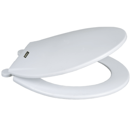 Clasic Super Round Toilet Seat Cover (White)