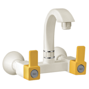 Real PTMT Sink Mixer With Flange Tap with Flange Smart Square 90 Degree Angle