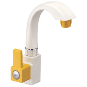 Real PTMT Swan Neck With Flange Tap with Flange Smart Square 90 Degree Angle