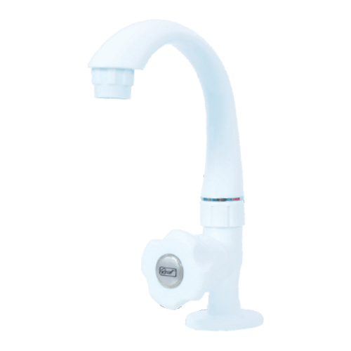 Real PTMT Swan Neck Tap with Flange Classic Series