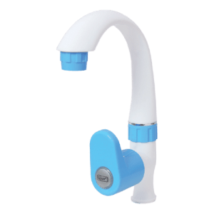 Real PTMT Swan Neck Tap with Flange Royal Series
